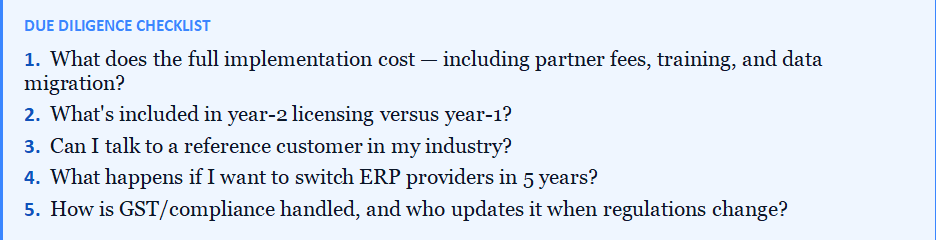 Key insight about Business Central sweet spot for growing companies